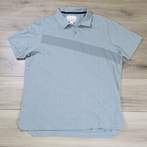 Adidas Golf Polo Shirt Men's Large Magic Grey Adicross Short Sleeve